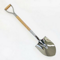 40" Show Chrome Plated D-Handle Groundbreaking Ceremonial Shovel
